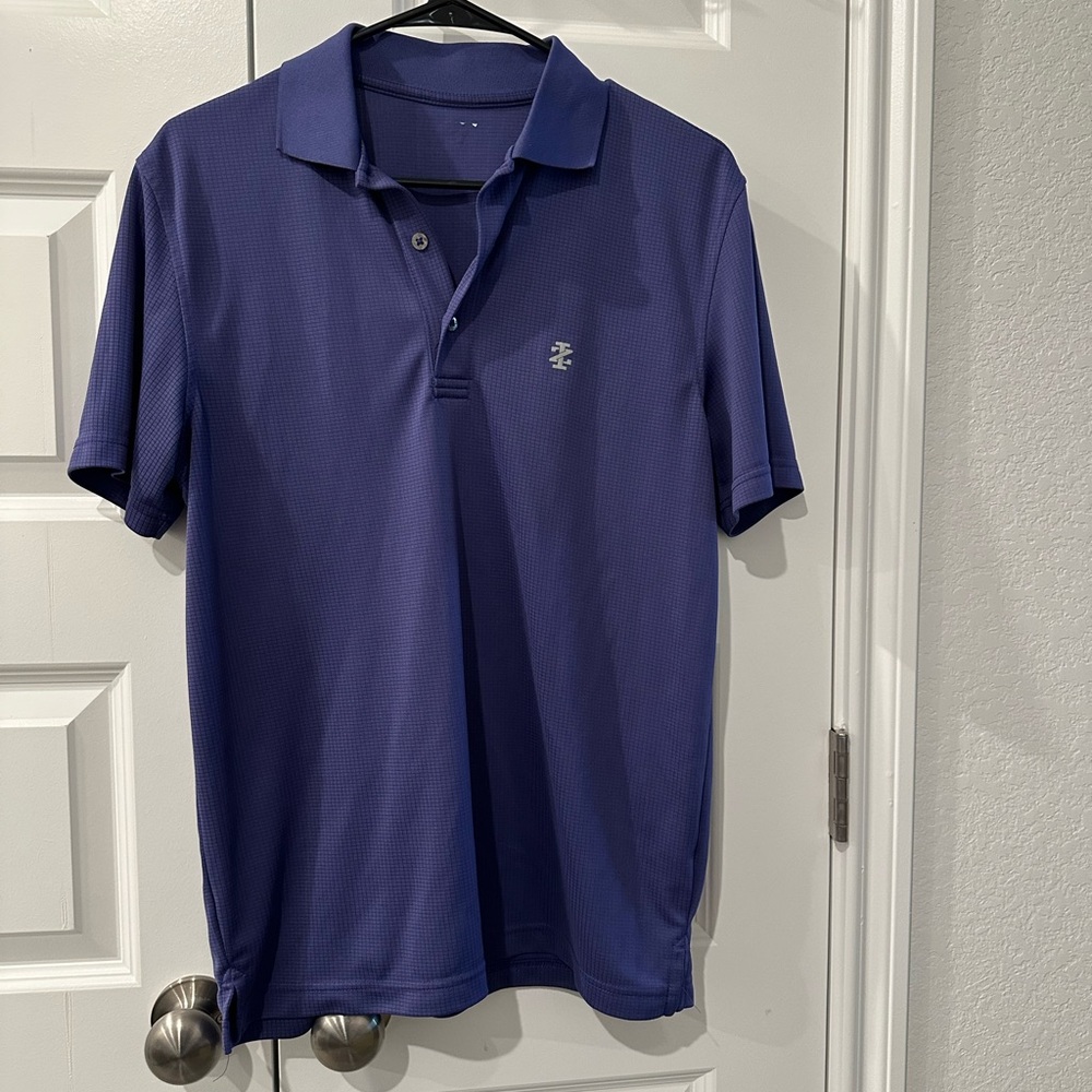 Izod Blue Polo Shirt with Performance Fabric